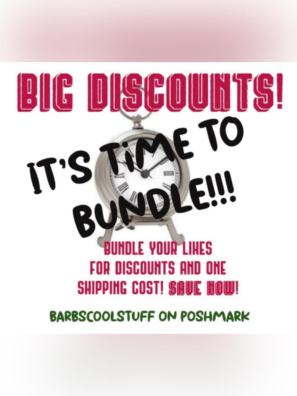 BUNDLE AND SAVE ! Bundle the items you want & make an offer!